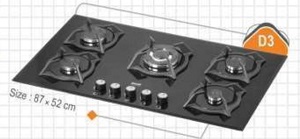 اجاق گاز صفحه ای شاینااقتصادی مدل D3